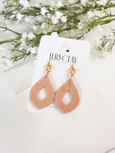 Load image into Gallery viewer, The Orange Knot Donut Dangles (also in silver)
