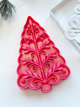 Load image into Gallery viewer, Christmas Tree Folk Art Trinket Dish/Coaster Clay Cutter PCC1916
