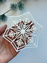 Load image into Gallery viewer, Snowflake #6 Trinket Dish/Coaster Clay Cutter PCC1897
