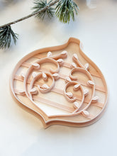 Load image into Gallery viewer, Folk Art Christmas Ornament Trinket Dish/Coaster Clay Cutter PCC1878
