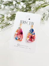 Load image into Gallery viewer, The Red Flower Organic Triangles (also in silver)
