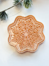 Load image into Gallery viewer, Snowflake #3 Trinket Dish/Coaster Clay Cutter PCC1893
