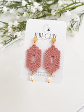 Load image into Gallery viewer, The Rose Pearl Vintage Dangles
