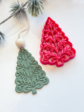Load image into Gallery viewer, Christmas Tree Folk Art Ornament Polymer Clay Cutter PCC1915
