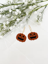 Load image into Gallery viewer, The Jack-o-Lantern Hoops (also in silver)
