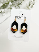 Load image into Gallery viewer, The Spooky Floral Ghost Dangles (also in silver)
