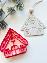 Load image into Gallery viewer, Gingerbread House Christmas Tree Ornament Polymer Clay Cutter PCC1880

