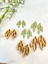 Load image into Gallery viewer, Minimalistic Leaf Drop Polymer Clay Cutter
