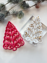 Load image into Gallery viewer, Christmas Tree Folk Art Trinket Dish/Coaster Clay Cutter PCC1916
