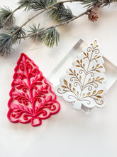 Load image into Gallery viewer, Christmas Tree Folk Art Trinket Dish/Coaster Clay Cutter PCC1916
