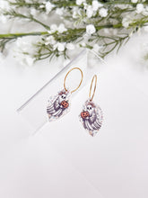 Load image into Gallery viewer, The Coquette Ghost Rhombus Hoops (also in silver)
