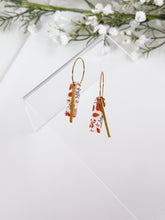 Load image into Gallery viewer, The Autumn Leaves Skinny Hoops (also in silver)
