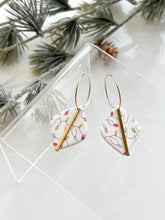 Load image into Gallery viewer, The Christmas Lights Diamond Hoops
