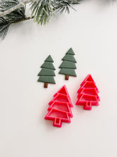 Load image into Gallery viewer, Christmas Tree Irregular Polymer Clay Cutter 2025
