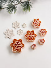 Load image into Gallery viewer, Snowflake #4 Polymer Clay Cutter
