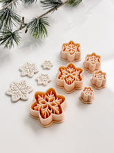 Load image into Gallery viewer, Snowflake #4 Polymer Clay Cutter
