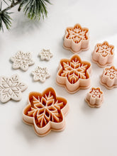 Load image into Gallery viewer, Snowflake #4 Polymer Clay Cutter
