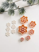 Load image into Gallery viewer, Snowflake #4 Polymer Clay Cutter
