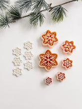Load image into Gallery viewer, Snowflake #4 Polymer Clay Cutter
