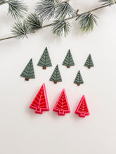 Load image into Gallery viewer, Geometric Christmas Tree Polymer Clay Cutter
