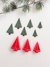 Load image into Gallery viewer, Geometric Christmas Tree Polymer Clay Cutter
