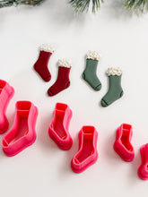 Load image into Gallery viewer, Christmas Stocking #3 Polymer Clay Cutter 2025
