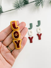 Load image into Gallery viewer, JOY Christmas Polymer Clay Cutter 2025
