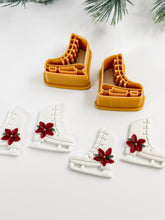 Load image into Gallery viewer, Ice Skates Christmas Polymer Clay Cutter 2025
