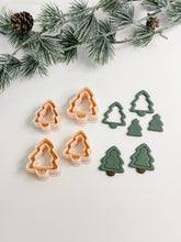 Load image into Gallery viewer, Christmas Tree Bezel Polymer Clay Cutter (multiple styles)

