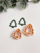 Load image into Gallery viewer, Christmas Tree Bezel Polymer Clay Cutter (multiple styles)
