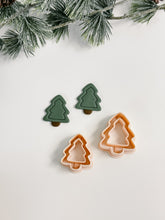 Load image into Gallery viewer, Christmas Tree Bezel Polymer Clay Cutter (multiple styles)
