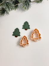 Load image into Gallery viewer, Christmas Tree Bezel Polymer Clay Cutter (multiple styles)
