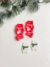 Load image into Gallery viewer, Polar Bear Set Christmas Polymer Clay Cutters 2025
