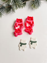 Load image into Gallery viewer, Polar Bear Set Christmas Polymer Clay Cutters 2025

