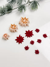 Load image into Gallery viewer, Poinsettia Christmas Flower Polymer Clay Cutter
