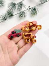 Load image into Gallery viewer, Christmas Tree Truck Set Polymer Clay Cutter 2025
