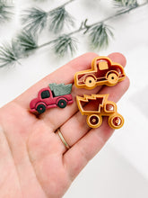 Load image into Gallery viewer, Christmas Tree Truck Set Polymer Clay Cutter 2025
