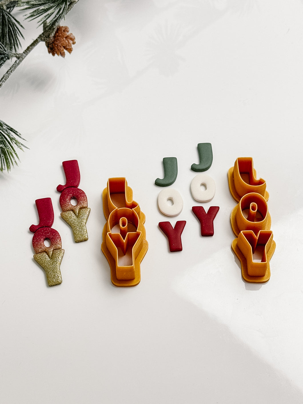JOY Christmas Polymer Clay Cutter 2025