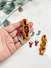 Load image into Gallery viewer, JOY Christmas Polymer Clay Cutter 2025
