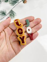 Load image into Gallery viewer, JOY Christmas Polymer Clay Cutter 2025

