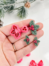 Load image into Gallery viewer, Holly Berry Builder Christmas Polymer Clay Cutter 2025
