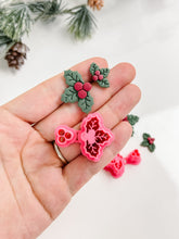 Load image into Gallery viewer, Holly Berry Builder Christmas Polymer Clay Cutter 2025
