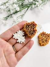 Load image into Gallery viewer, Floral Bunch Embossed Polymer Clay Cutter
