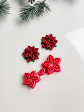 Load image into Gallery viewer, Poinsettia Builder Christmas Polymer Clay Cutter 2025
