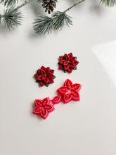 Load image into Gallery viewer, Poinsettia Builder Christmas Polymer Clay Cutter 2025
