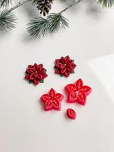 Load image into Gallery viewer, Poinsettia Builder Christmas Polymer Clay Cutter 2025
