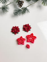 Load image into Gallery viewer, Poinsettia Builder Christmas Polymer Clay Cutter 2025
