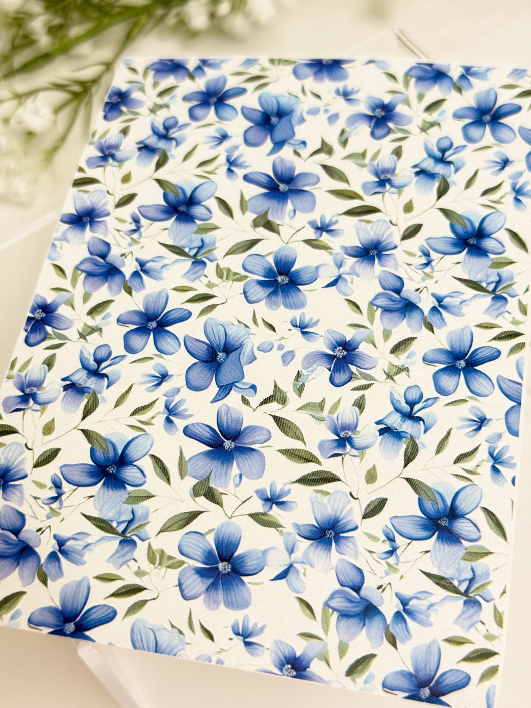 Transfer Paper Sheet 534 Purple Flowers | Image Water Transfer