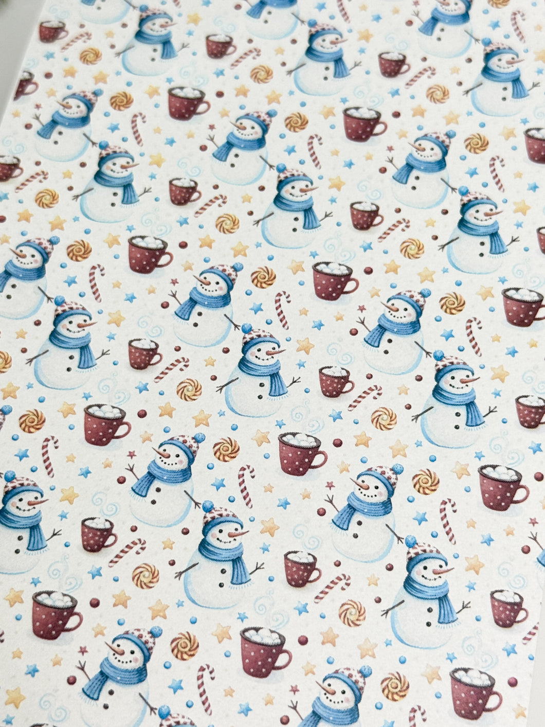Transfer Paper Sheet 539 Snowmen | Image Water Transfer