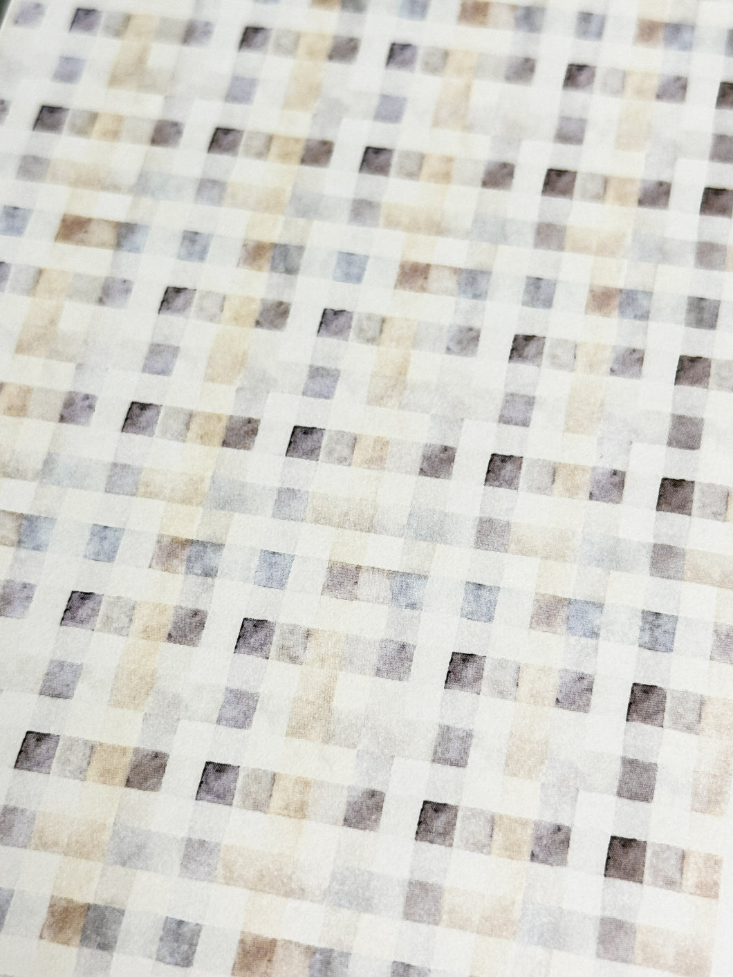 Transfer Paper Sheet 547 Watercolour Gingham | Image Water Transfer